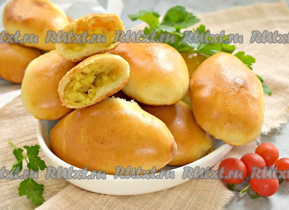 Постные пирожки с картошкой в духовке