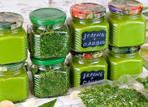 Зелень на зиму