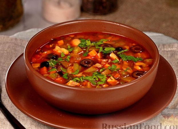 Солянка грибная