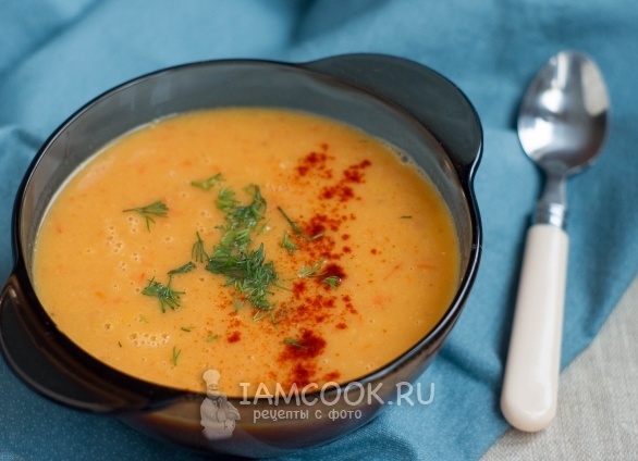 Постный гороховый суп-пюре